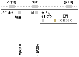 和牛とだし 一期 地図
